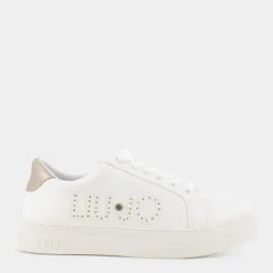 ALICIA- SNEAKERS WHITE/GOLD 4A3703