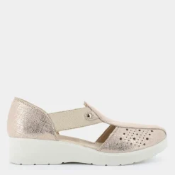 AMALIA- SANDALI PLATINO/BEIGE IM-E25D-03