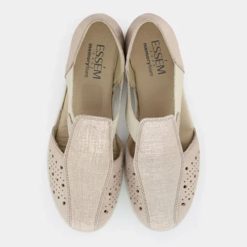 AMALIA- SANDALI PLATINO/BEIGE IM-E25D-03