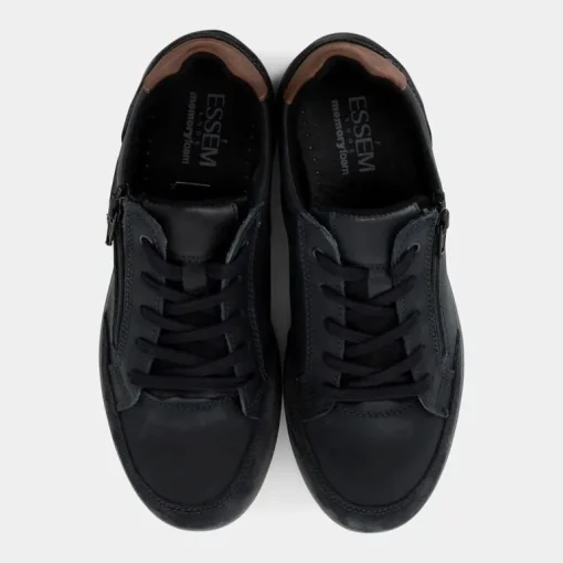 BERRY- SNEAKERS BLU SCURO/COGNAC IM-I24U-08