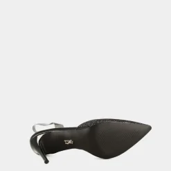 BLACK- SANDALI CRYSTAL TRASPARENTE LUCYLE