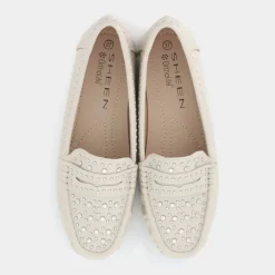 BP- MOCASSINI BEIGE TX-E25D-04