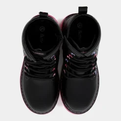 BP- SCARPONCINI E STIVALETTI NERO ROSA ES-I24B-01