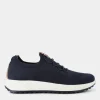 BP- SNEAKERS BLU/COGNAC IM-E25U-09