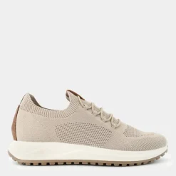 BP- SNEAKERS BEIGE CHIARO/COGNAC IM-E25U-09