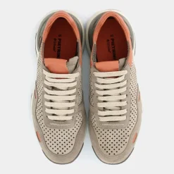 BP- SNEAKERS TORTORA/ARANCIONE/VERDE WR-E25U-14