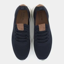 BP- SNEAKERS BLU/COGNAC IM-E25U-09