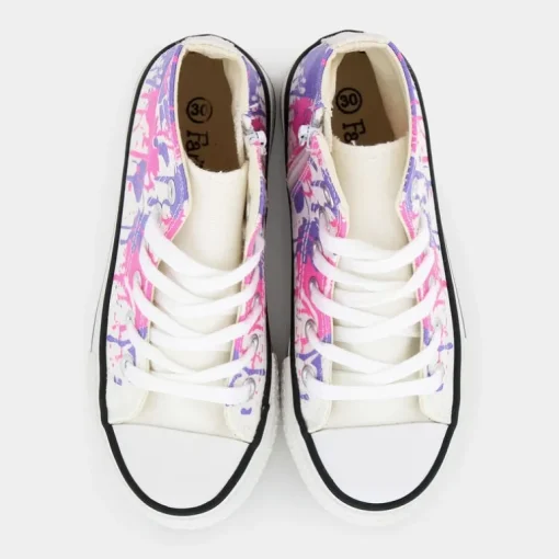 BP- SPORTIVE BIANCO/ROSA/LILLA SA-E25S-02