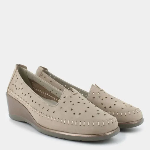 BP ARIS- MOCASSINI BEIGE WR-E25D-03