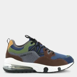 CAM- SNEAKERS VERDE/MARRONE/BLU HZ-I23U-05