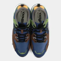 CAM- SNEAKERS VERDE/MARRONE/BLU HZ-I23U-05