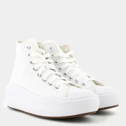 CHUCK TAYLOR MOVE- SPORTIVE BIANCO/AVORIO NATURALE/NERO 568498C