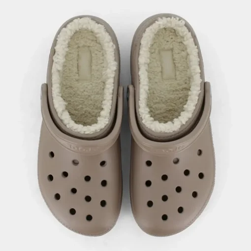 Classic Lined Clog- CIABATTE Mushroom/Bone CR.203591