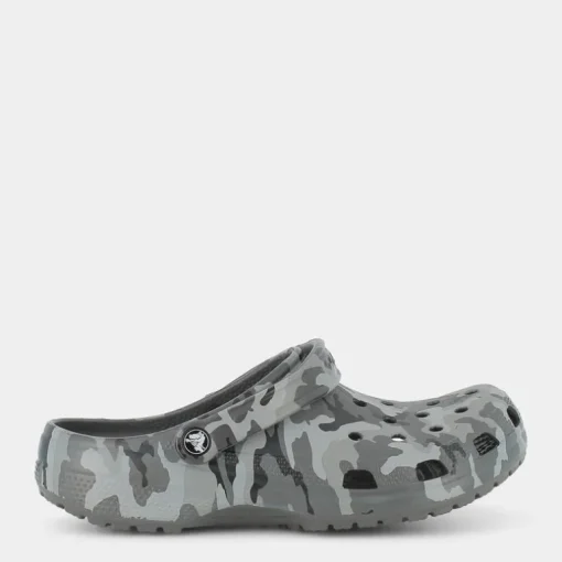 Classic Printed Camo Clog- CIABATTE Slate Grey/Multi CR.206454