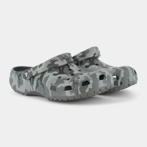 Classic Printed Camo Clog- CIABATTE Slate Grey/Multi CR.206454