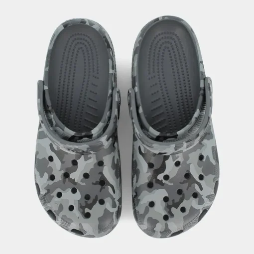 Classic Printed Camo Clog- CIABATTE Slate Grey/Multi CR.206454