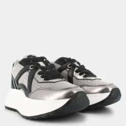 CLOTILDE- SNEAKERS GUN METAL F3COZY05