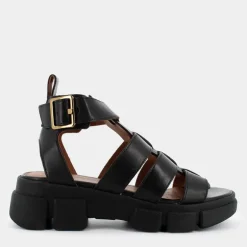 D LISBONA B- SANDALI NERO D45PSB00043C9999