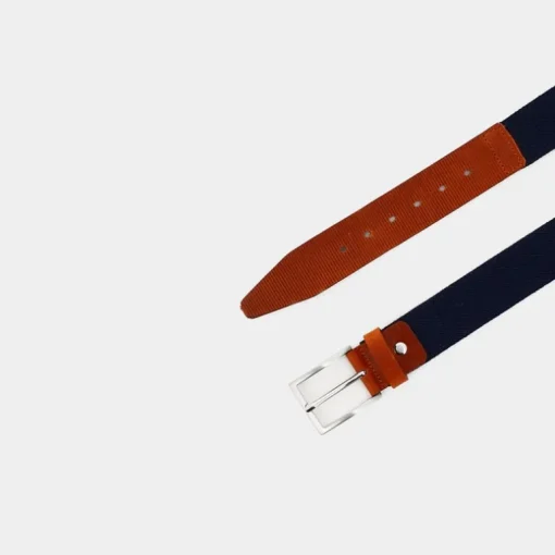 ELASTIC- CINTURE BLU/CUOIO CB-E25-200