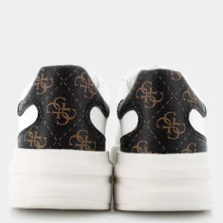 ELBINA- SNEAKERS WHITE BROWN FLJELB