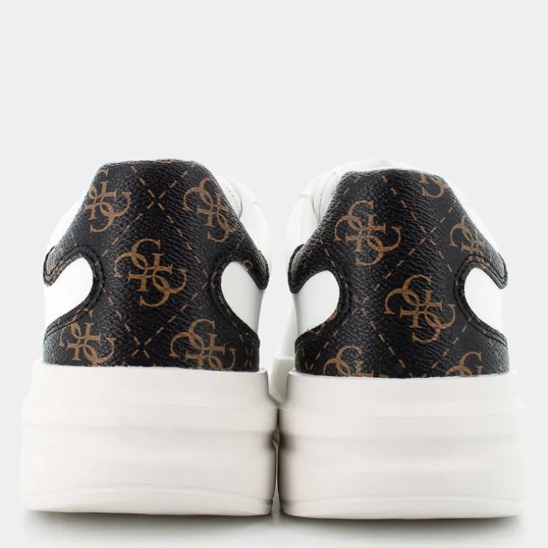 ELBINA- SNEAKERS WHITE BROWN FLJELB