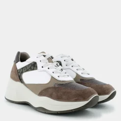 ENOLA- SNEAKERS BIANCO-FANGO 6676544