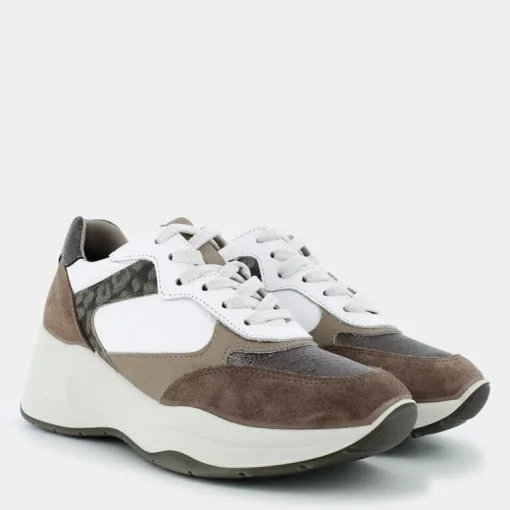 ENOLA- SNEAKERS BIANCO-FANGO 6676544