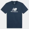 ESS LOG- T-SHIRT BLU MT31541