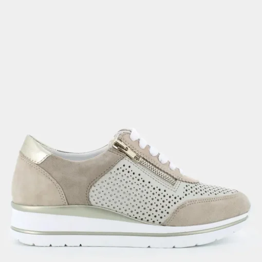 FAST- SNEAKERS PLATINO WR-E25D-09