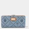 FOREVER- PICCOLA PELLETTERIA CELESTE-CREMA LJ-E24-100