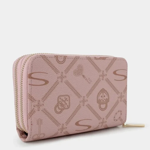 FOREVER- PICCOLA PELLETTERIA ROSA-CREMA LJ-E25-12