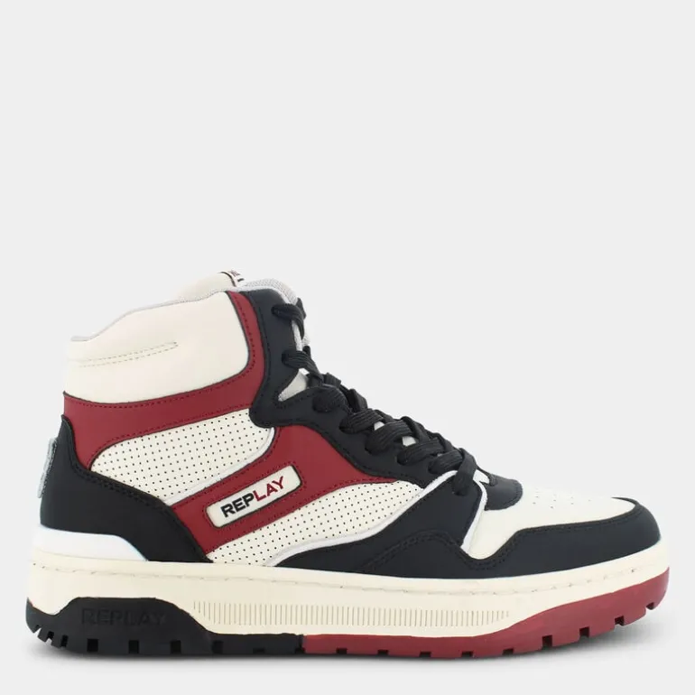 GEMINI- SNEAKERS BLACK/TOFU/BORDO RZ4S0008L