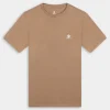GO-TO EMBROIDERED STAR CHEVRON- T-SHIRT MUSHROOM FORAGE 10023876