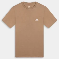 GO-TO EMBROIDERED STAR CHEVRON- T-SHIRT MUSHROOM FORAGE 10023876