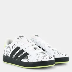 GRAND COURT 2.0 K- SPORTIVE white/core black/pulse lime IG4853