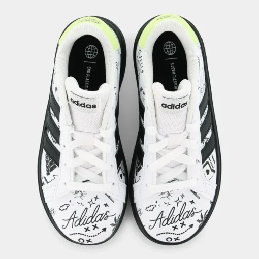 GRAND COURT 2.0 K- SPORTIVE white/core black/pulse lime IG4853
