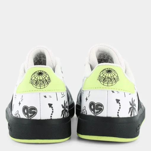 GRAND COURT 2.0 K- SPORTIVE white/core black/pulse lime IG4853