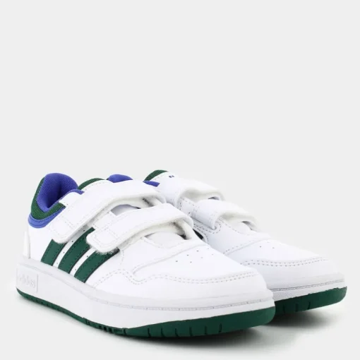 HOOPS 3- SPORTIVE FTWWHT/CGREEN/LUCBLU IH7896