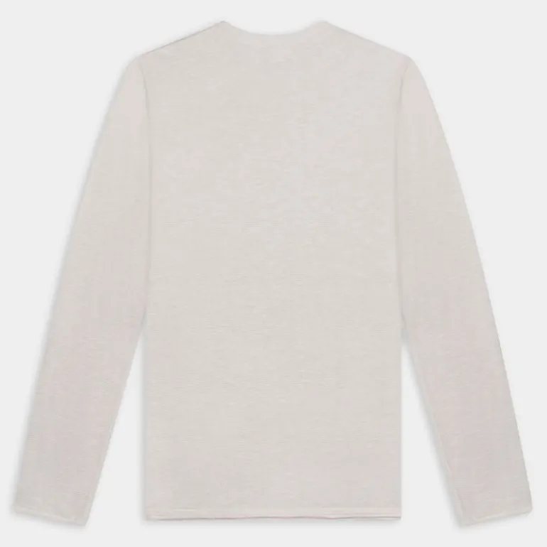 JJELINEN KNIT CREW NECK SN- MAGLIE E FELPE CLOUD DANCER 12248788
