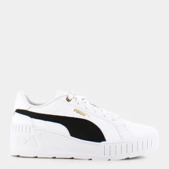 KARMEN WEDGE- SPORTIVE White/Black/Gold 390985