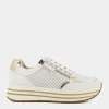 KENCY- SNEAKERS BIANCO/PLATINO D35QHE085KYC1327