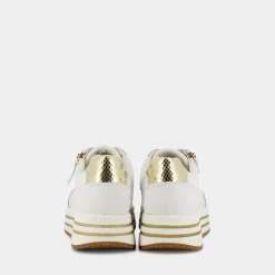 KENCY- SNEAKERS BIANCO/PLATINO D35QHE085KYC1327