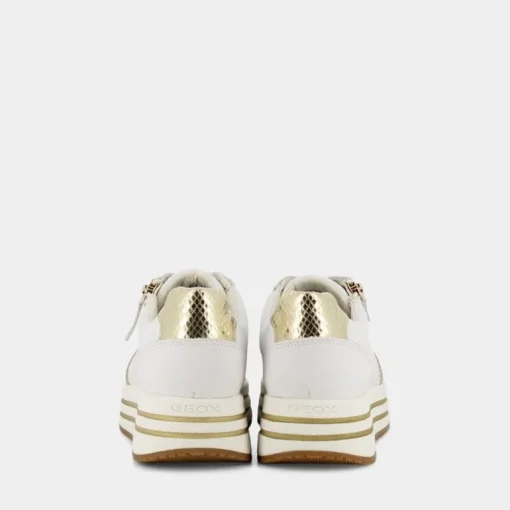 KENCY- SNEAKERS BIANCO/PLATINO D35QHE085KYC1327