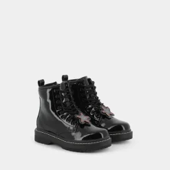 KENTON- SCARPONCINI E STIVALETTI VERNICE NERO LK HP2340