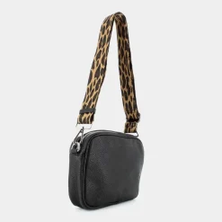 LEOPARD- TRACOLLE NERO JI-I24-17