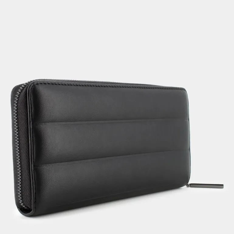 LINE QUILT- PICCOLA PELLETTERIA BLACK 12199-BEH