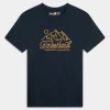 MOUNTAIN LOGO SHORT- T-SHIRT DARK SAPPHIRE TB0A5R59