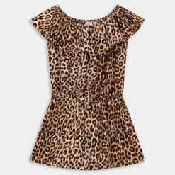 NKFVINAYA SS PLAYSUIT- VESTITI E TUTE BLACK LEO AOP 13215907