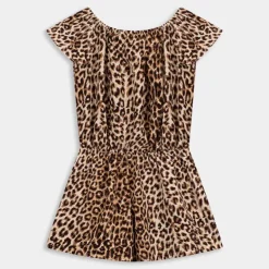 NKFVINAYA SS PLAYSUIT- VESTITI E TUTE BLACK LEO AOP 13215907
