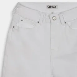 ONLEMILY STRETCH HW STR ANK- PANTALONI BIANCO 15292435